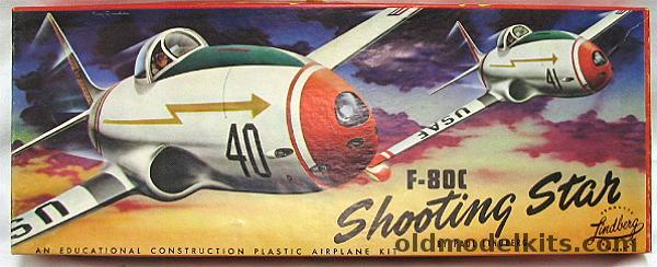 Lindberg 1/48 F-80C Shooting Star, 500-100 plastic model kit